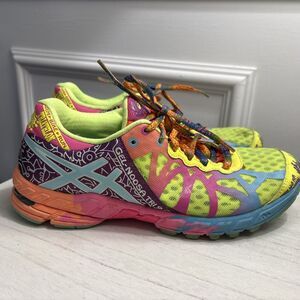 ASICS Gel-Noosa Tri 9 Running Shoes – Flash Yellow/Turquoise/Berry - Size 7